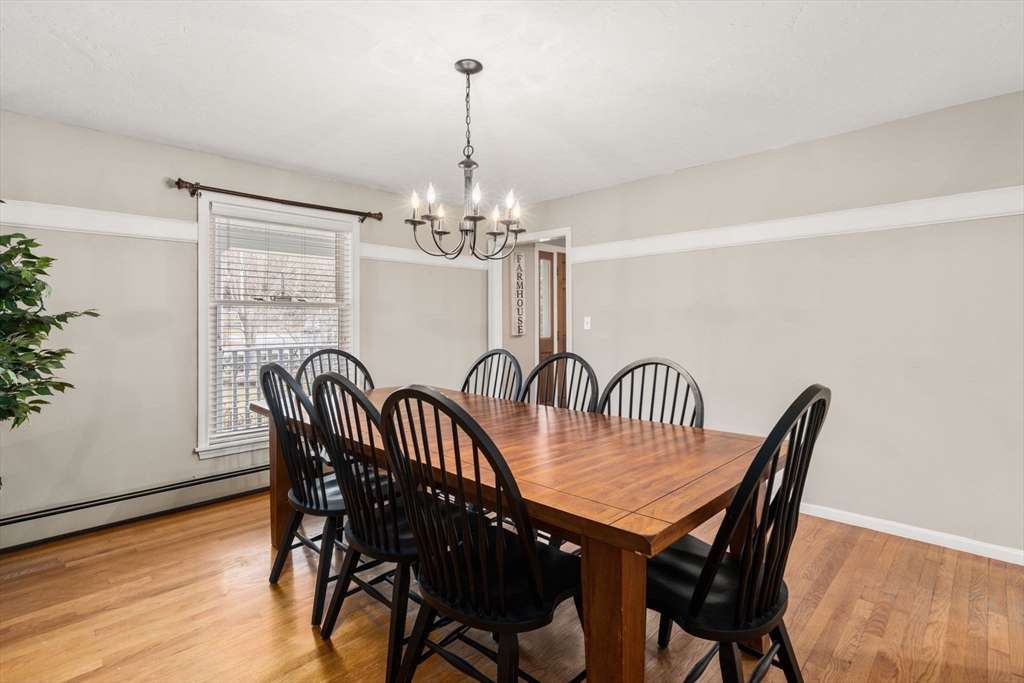 51 Albee Road Uxbridge, MA 01569 - Photo 18 of 42 a view of a dining room with furniture window and wooden floor