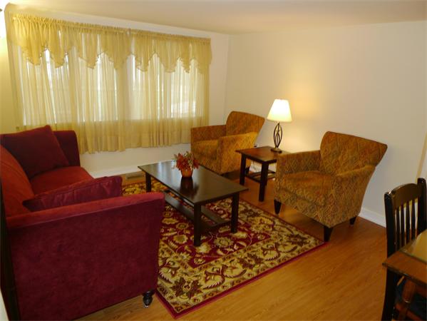 323 Appleton Street Arlington, MA 02476 - Photo 6 of 9 a living room with furniture and a lamp