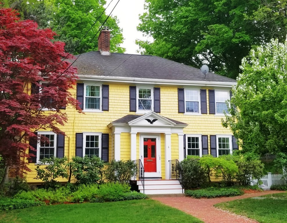 6 Hastings Road Lexington, MA 02421 - Photo 1 of 30 front view of a brick house with a yard