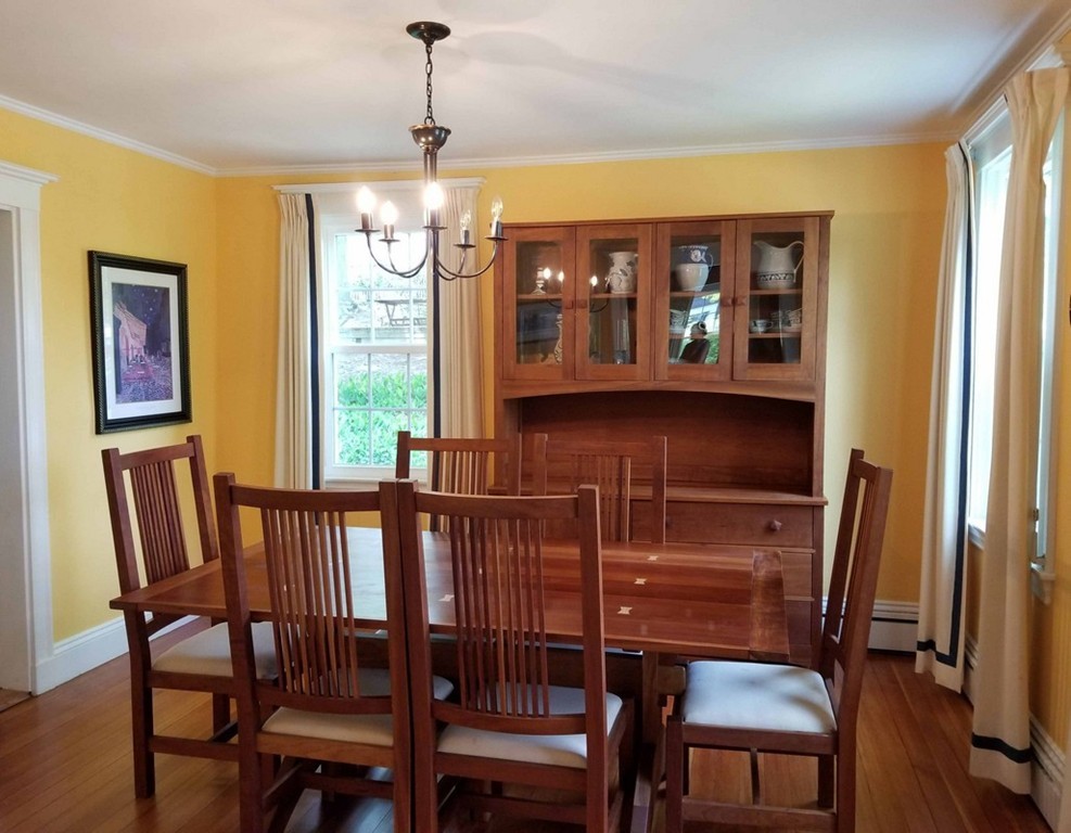 6 Hastings Road Lexington, MA 02421 - Photo 5 of 30 a view of a dining room with furniture window and outside view