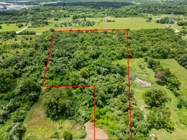 a view of a garden with a lake