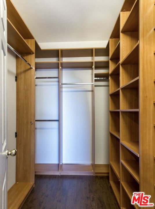 10535 Wilshire Boulevard, Unit 1701 Los Angeles, CA 90024 - Photo 10 of 18 a view of walk in closet with empty racks