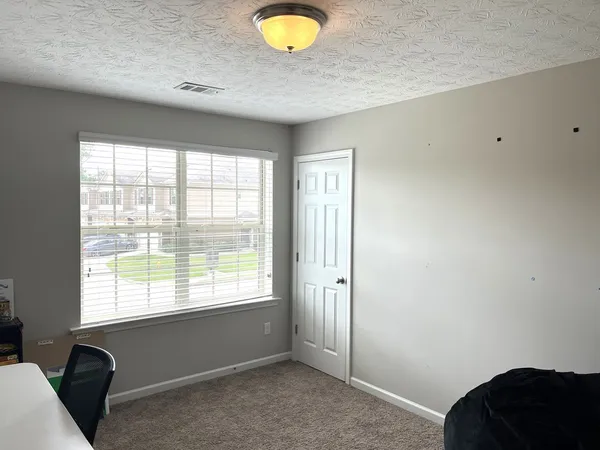 a view of workspace with a window