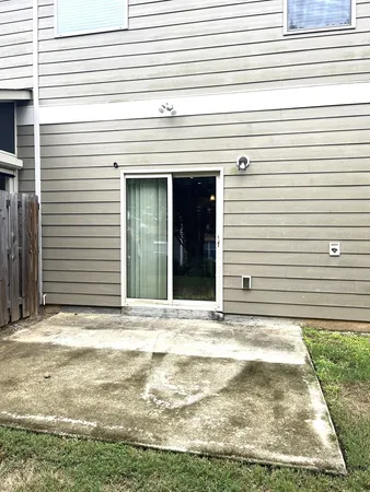 a view of a entryway of the house