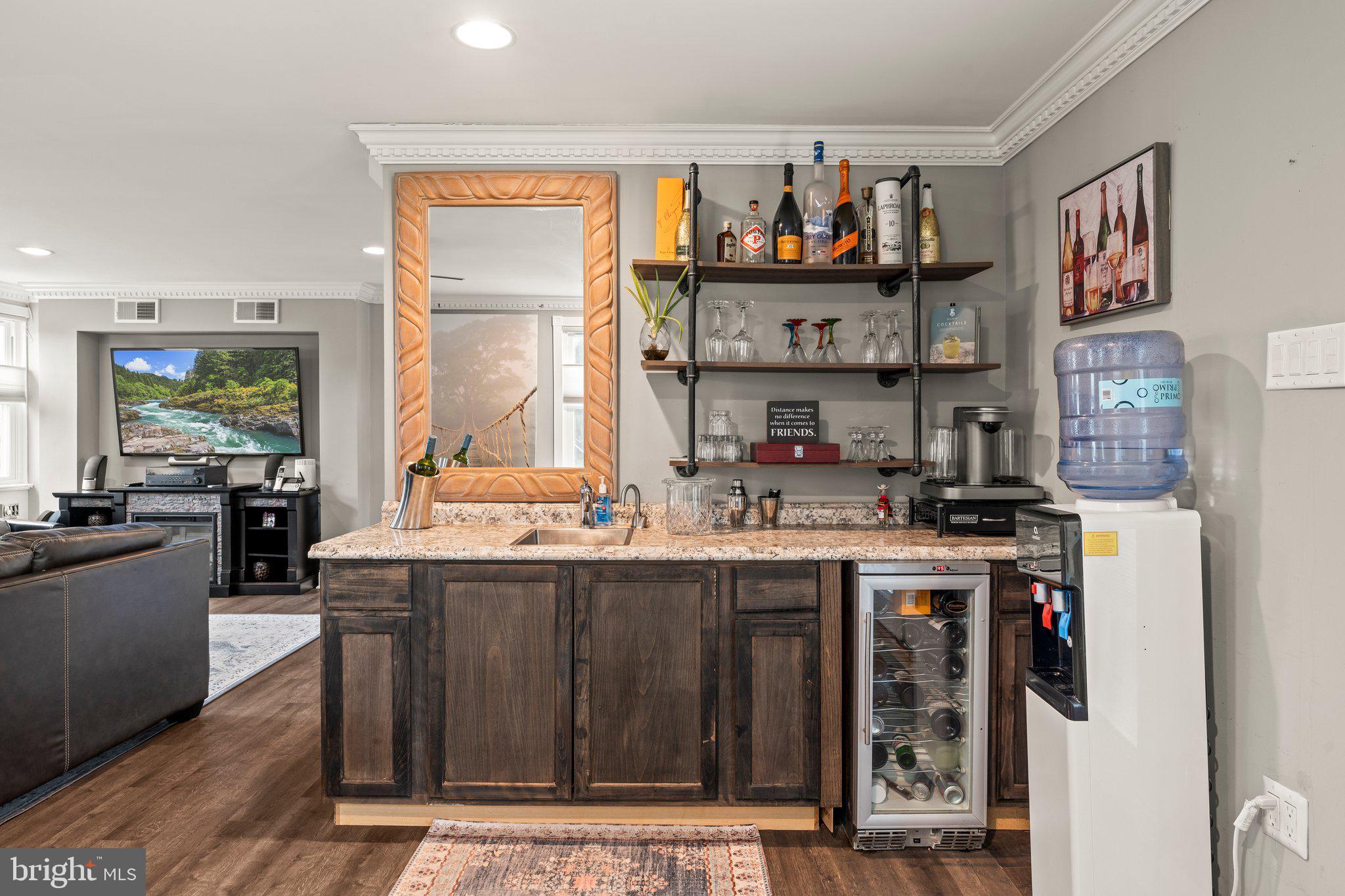 2515 Garrett Road Drexel Hill, PA 19026 - Photo 19 of 61 a kitchen with lots of counter top space and a window