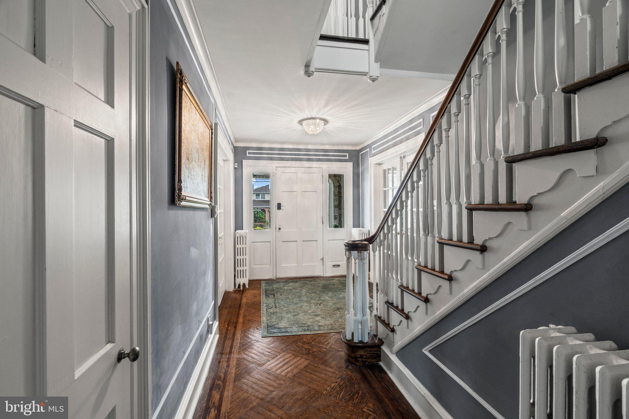 2515 Garrett Road Drexel Hill, PA 19026 - Photo 6 of 61 a view of entryway and hall with wooden floor