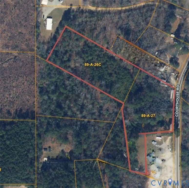 0 North Courthouse Road Waverly, VA 23890 - Photo 2 of 7 Lines are approximate based off GIS