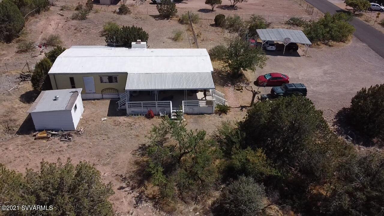 4905 Ho Hum Trail Rimrock, AZ 86335 - Photo 2 of 16 an aerial view of a house with swimming pool and large trees