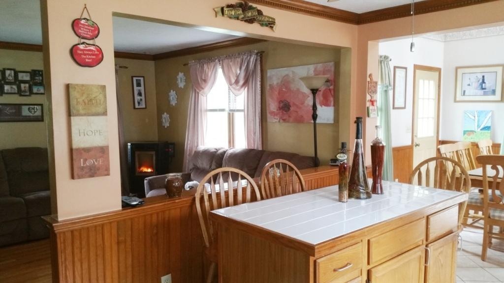 227 Torrey Road Southbridge, MA 01550 - Photo 16 of 30 a kitchen with a sink and a refrigerator
