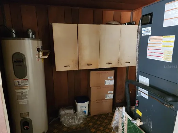 a close view of cabinet