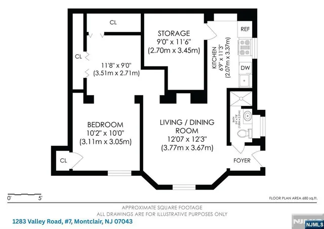 $220,000 | 1283 Valley Road, Unit 7, Montclair, NJ 07043