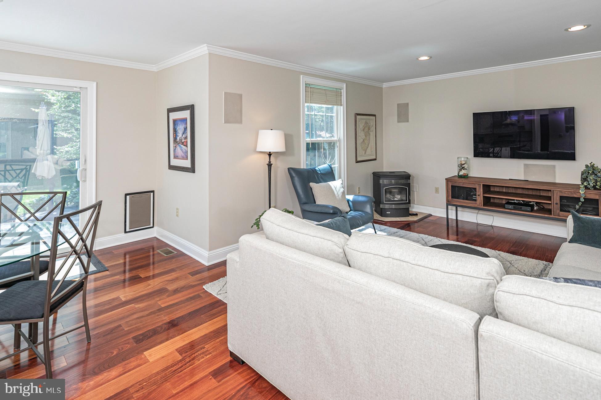 12 Canal Road Princeton, NJ 08540 - Photo 12 of 37 Family Room with Pellet Stove