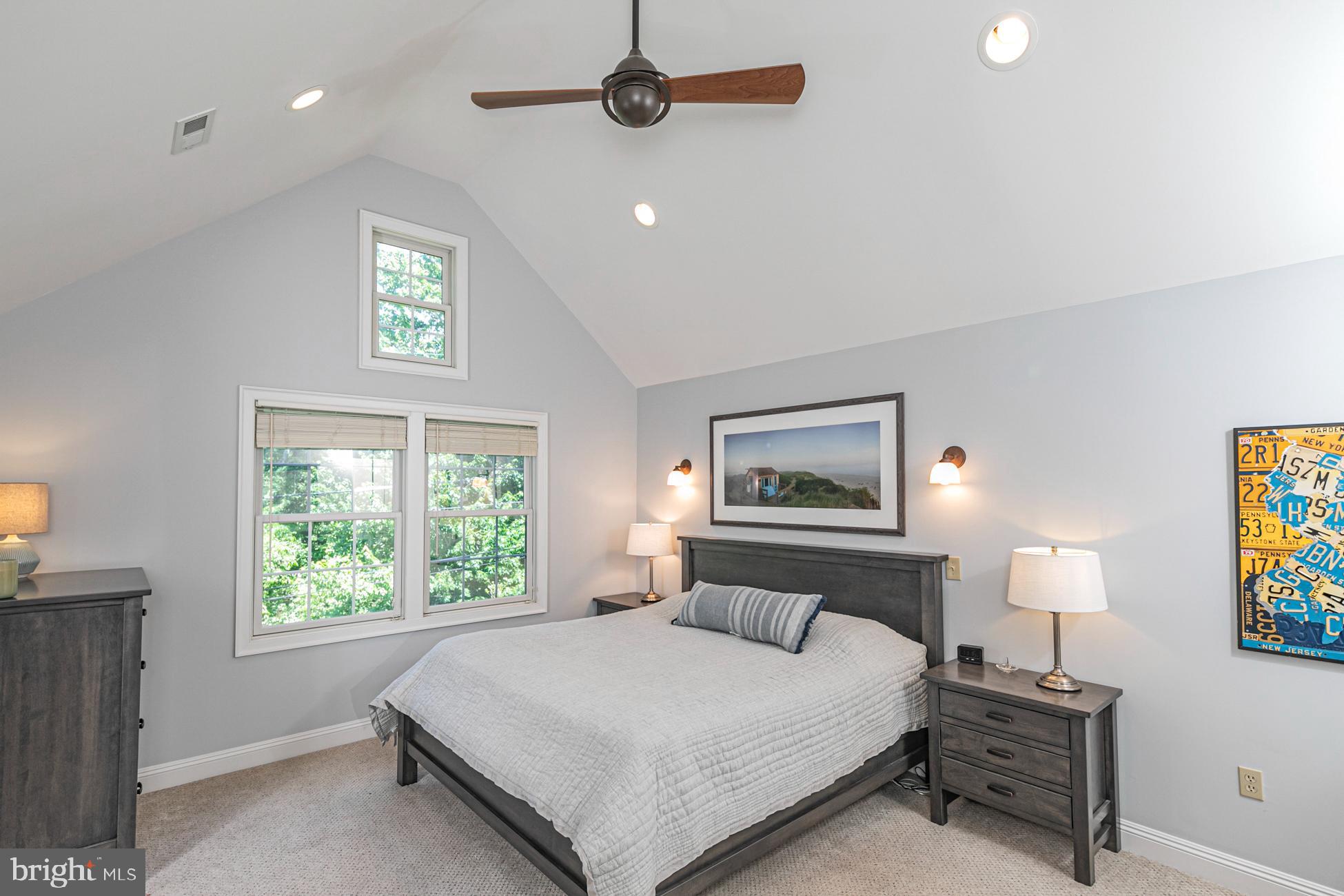 12 Canal Road Princeton, NJ 08540 - Photo 19 of 37 Primary Bedroom with vaulted ceiling