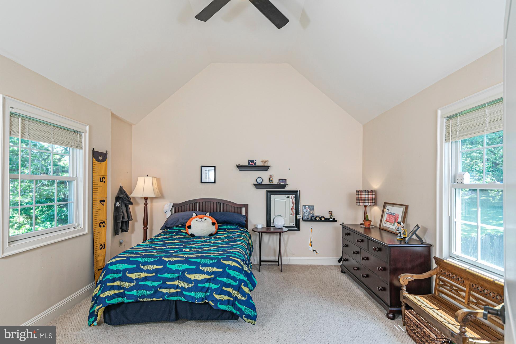 12 Canal Road Princeton, NJ 08540 - Photo 23 of 37 Bedroom with vaulted ceiling