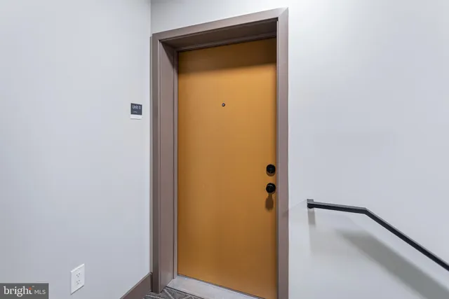 a view of front door