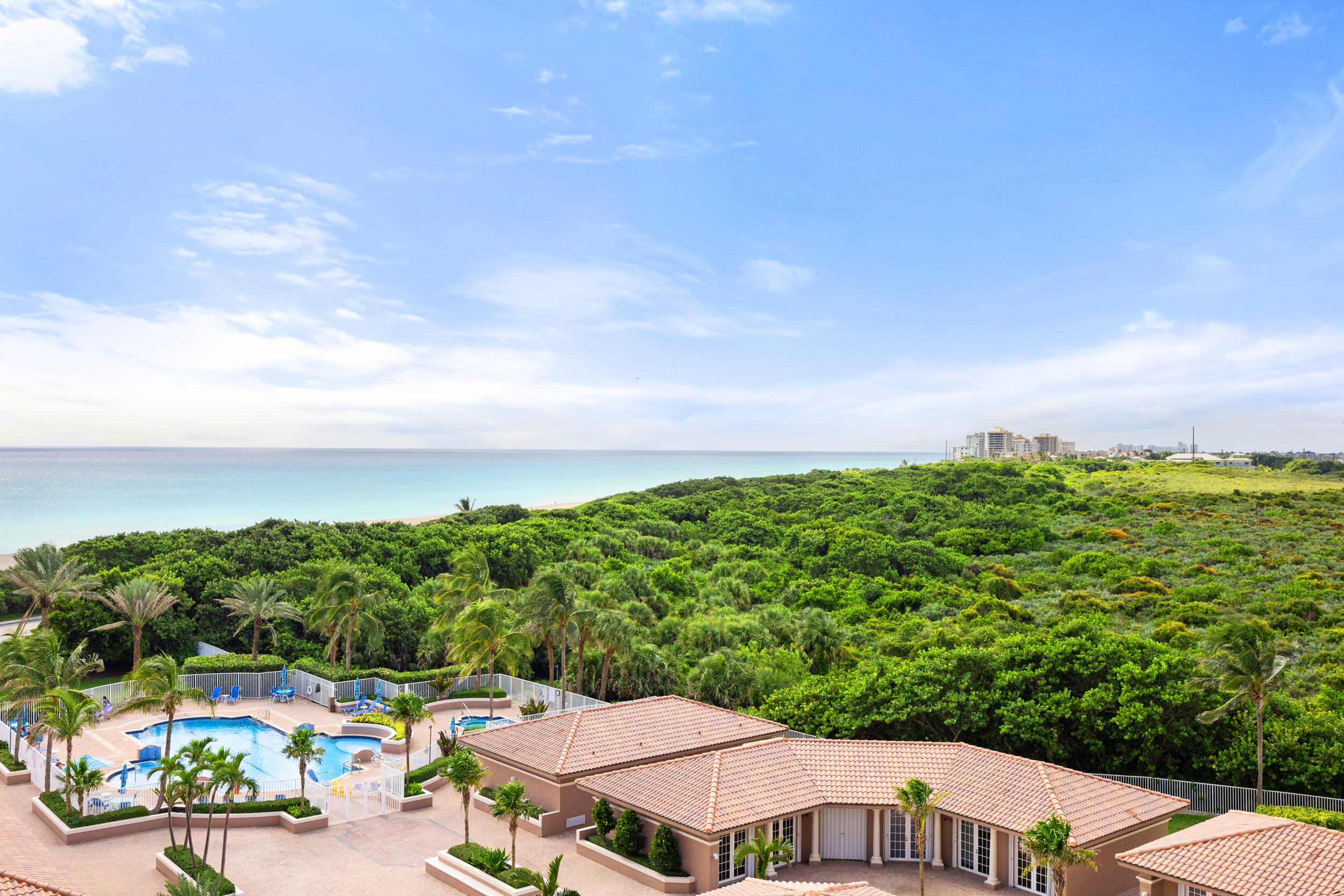 700 Ocean Royale, Unit 601 Juno Beach, FL 33408 - Photo 16 of 56 a view of a city from a terrace