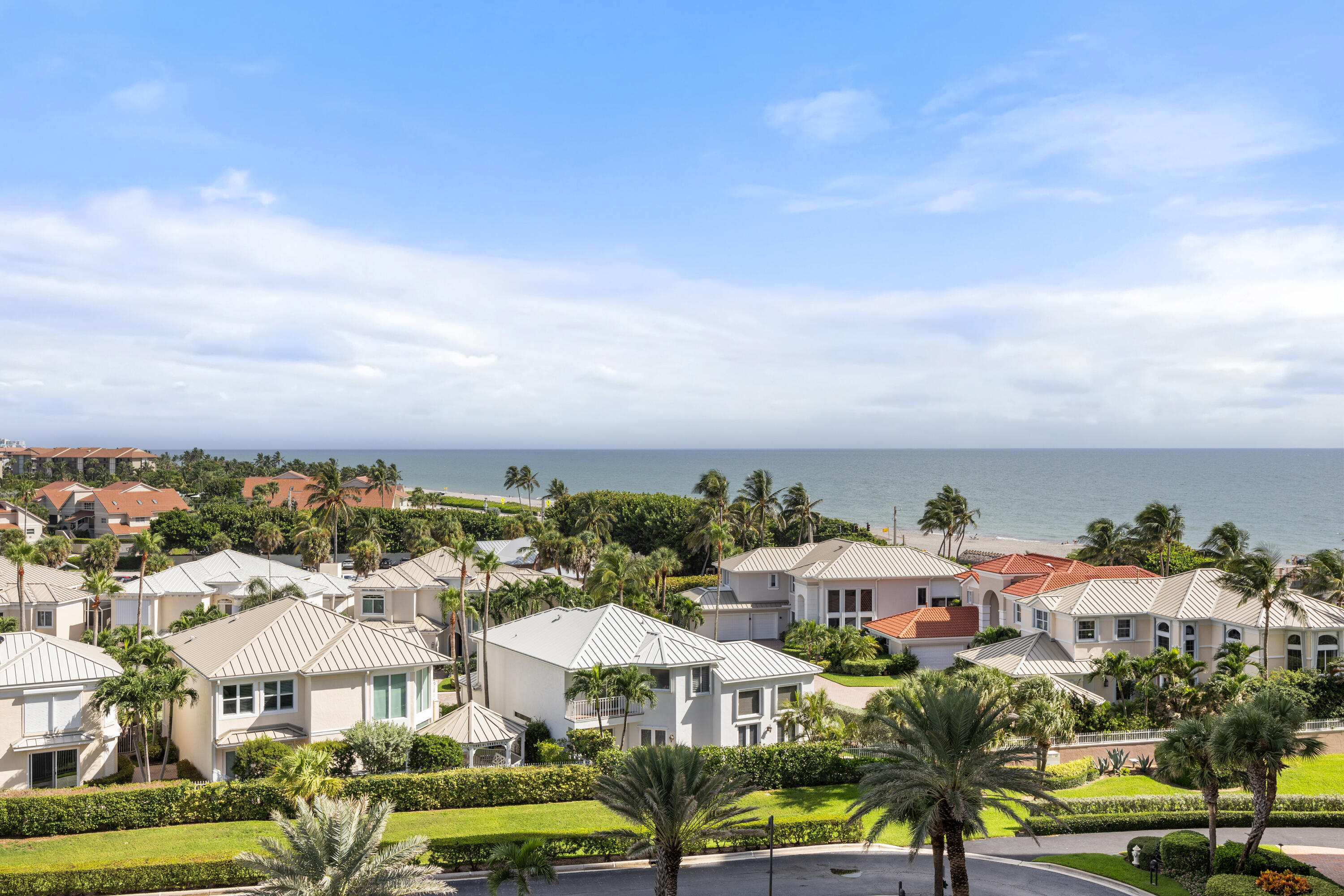 700 Ocean Royale, Unit 601 Juno Beach, FL 33408 - Photo 22 of 56 an aerial view of residential houses with city view