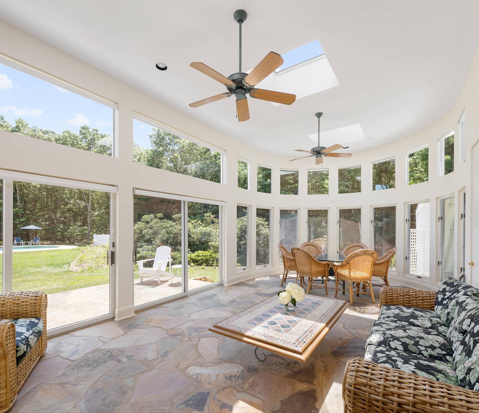 147 Old Northwest Road East Hampton, NY 11937 - Photo 14 of 45 a living room with furniture and a large window