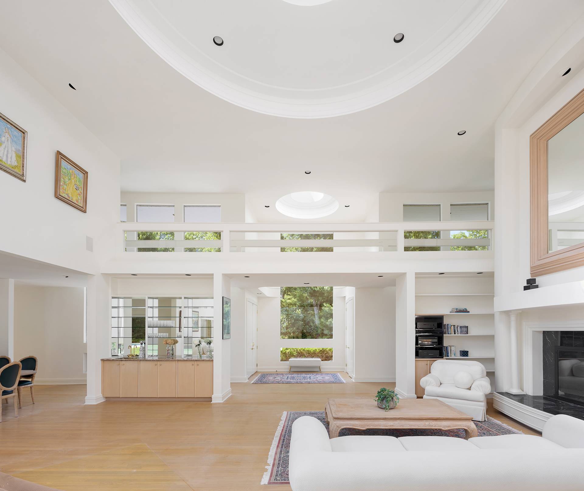 147 Old Northwest Road East Hampton, NY 11937 - Photo 10 of 45 a living room with furniture and a fireplace