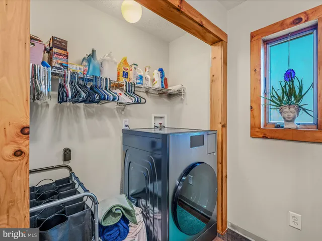 a view of storage and utility room