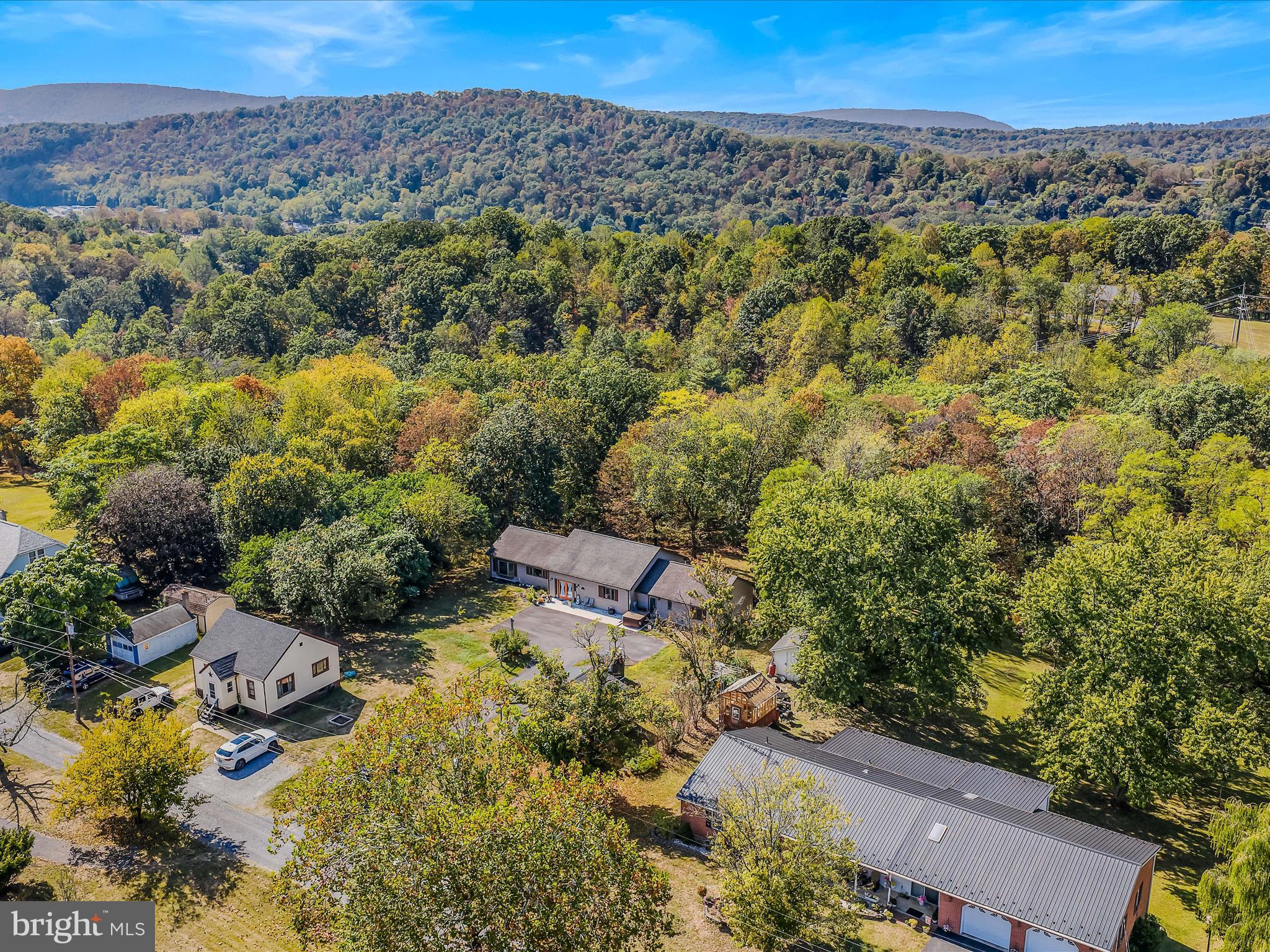 104 Golden Lane Berkeley Springs, WV 25411 - Photo 41 of 53 an aerial view of a house with a yard
