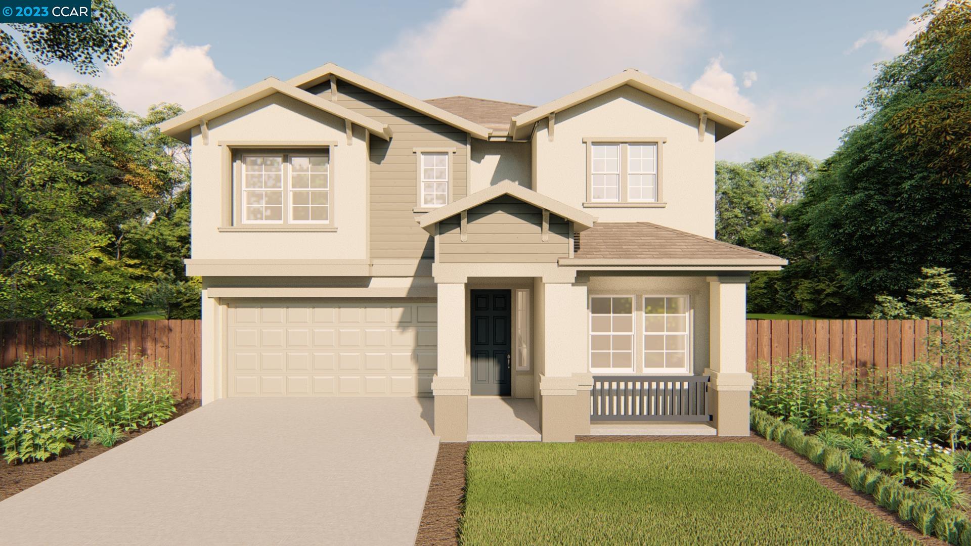 a front view of a house with a yard and porch