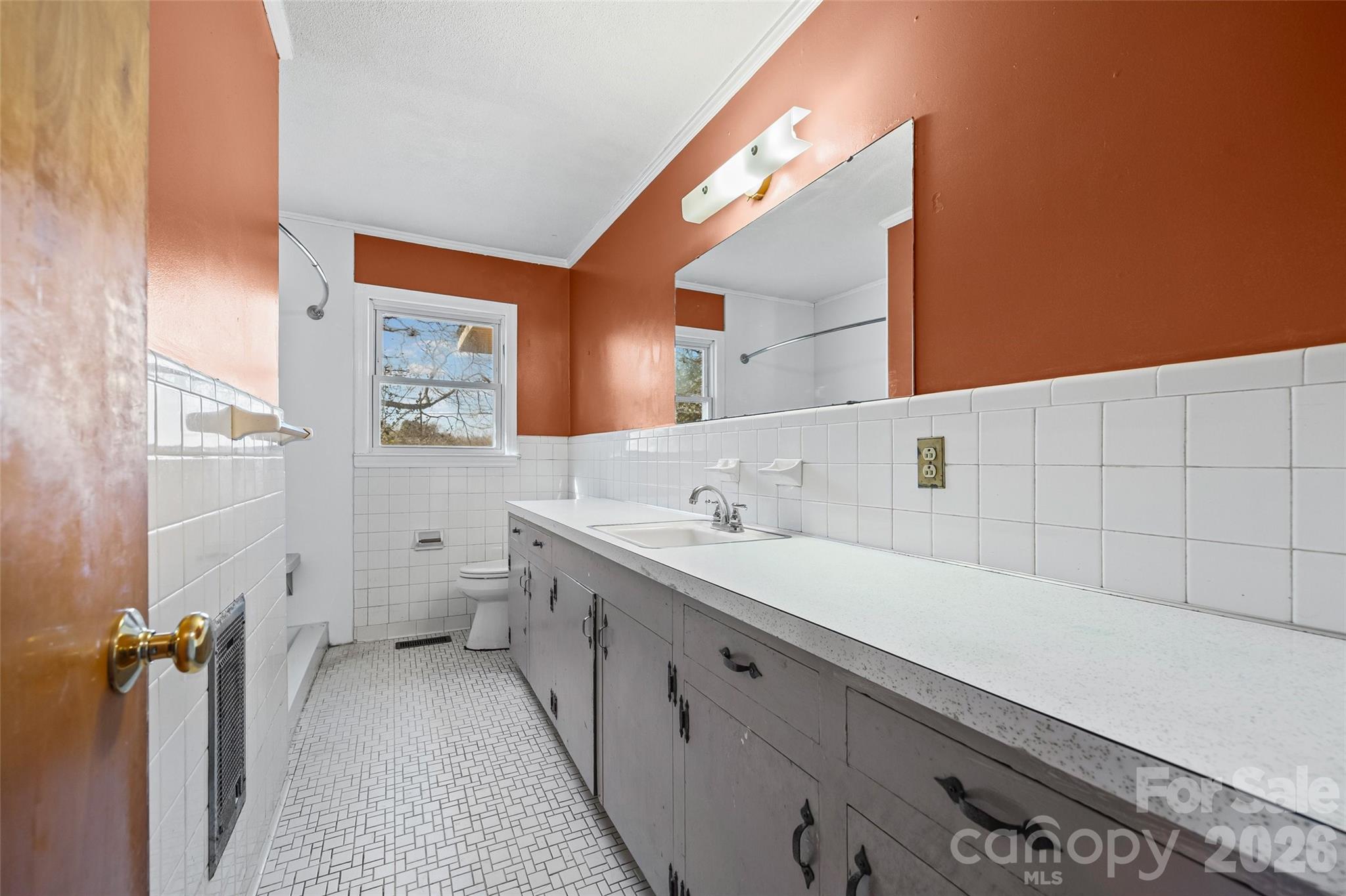 5323 South New Hope Road Belmont, NC 28012 - Photo 22 of 43 a bathroom with a sink and a mirror