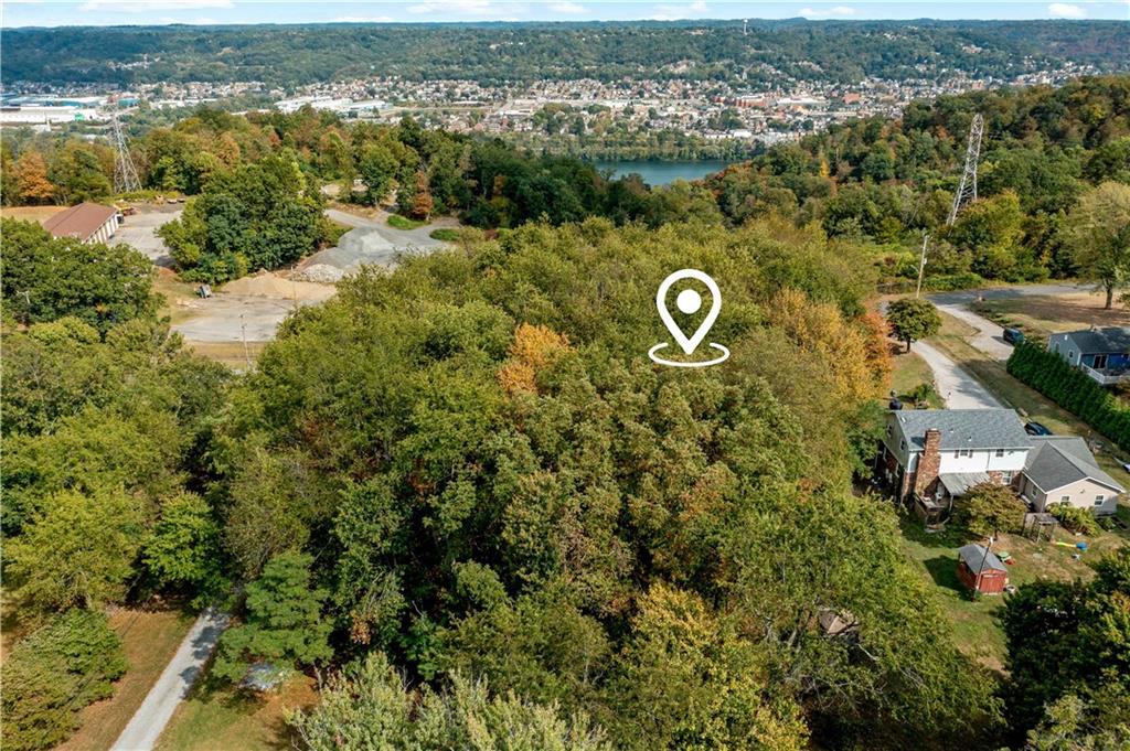1924 Sohn Road Aliquippa, PA 15001 - Photo 14 of 46 an aerial view of a house with a yard