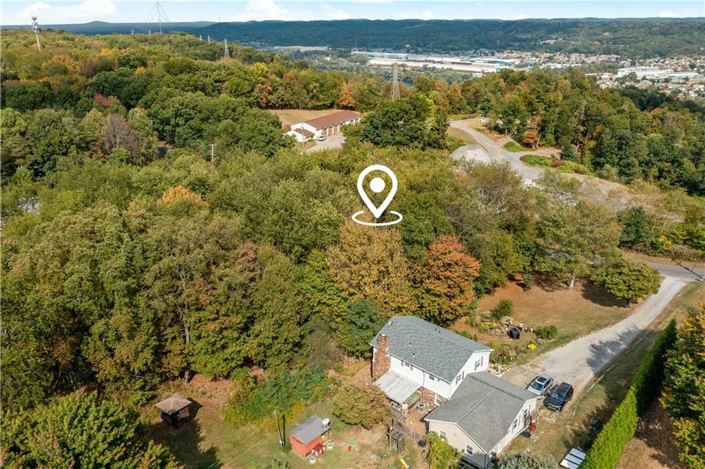 1924 Sohn Road Aliquippa, PA 15001 - Photo 24 of 46 an aerial view of a house with a yard