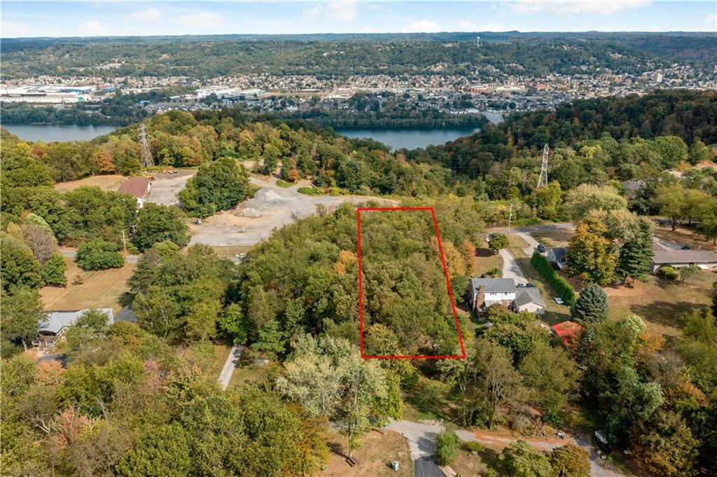 1924 Sohn Road Aliquippa, PA 15001 - Photo 34 of 46 an aerial view of residential houses with outdoor space and lake view