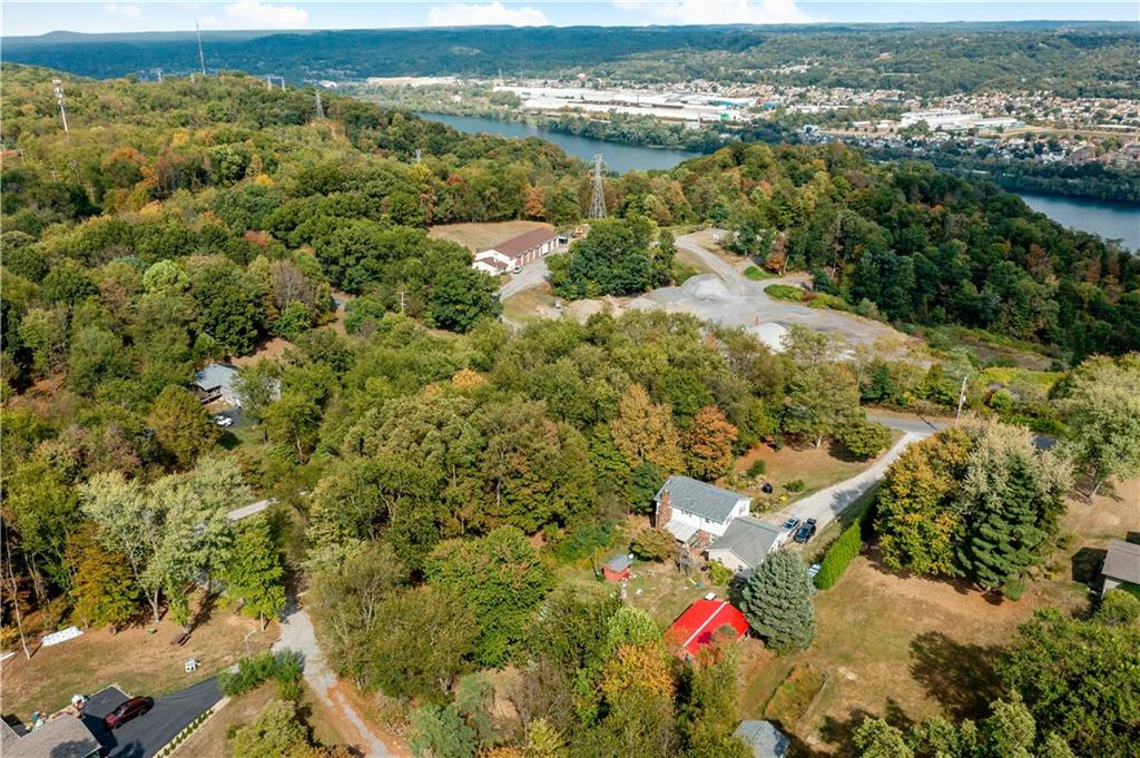 1924 Sohn Road Aliquippa, PA 15001 - Photo 42 of 46 an aerial view of residential houses with outdoor space and trees