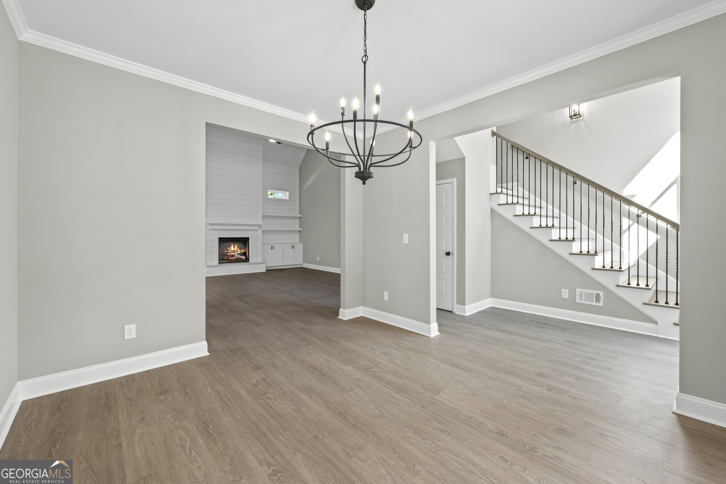119 Gordon Road Commerce, GA 30530 - Photo 6 of 40 a view of empty room with wooden floor
