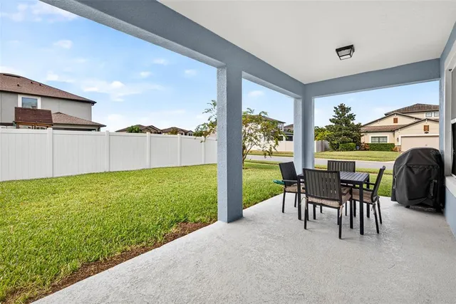 a view of an outdoor space with swimming pool
