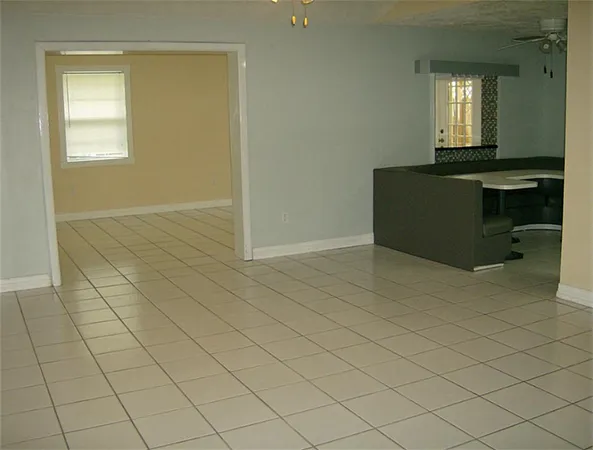a view of a kitchen cabinets