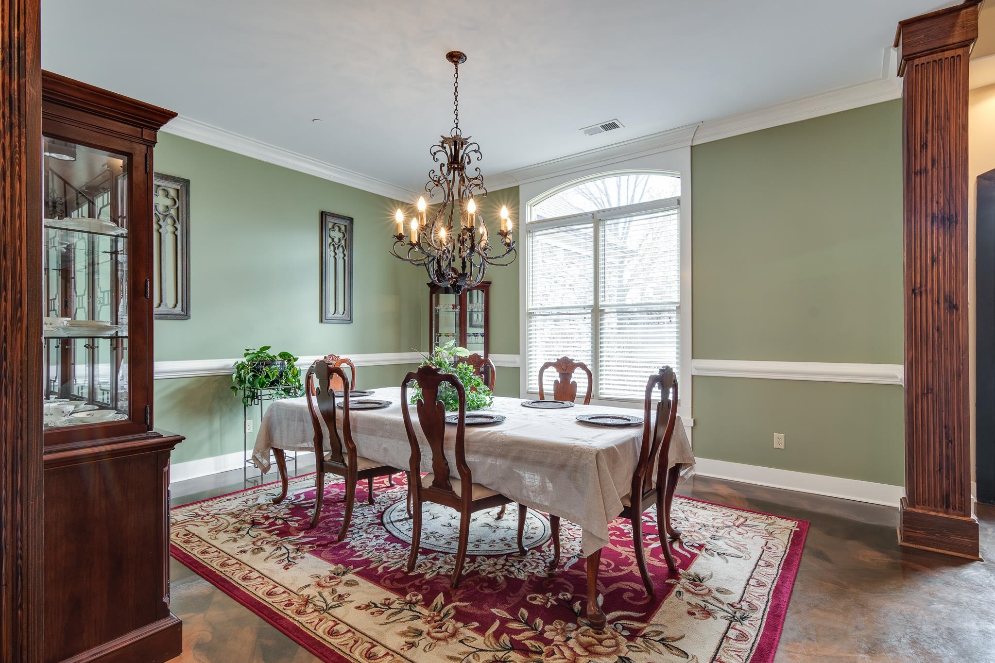 1223 Fall Springs Road Collierville, TN 38017 - Photo 3 of 25 a view of a dining room with furniture and a chandelier
