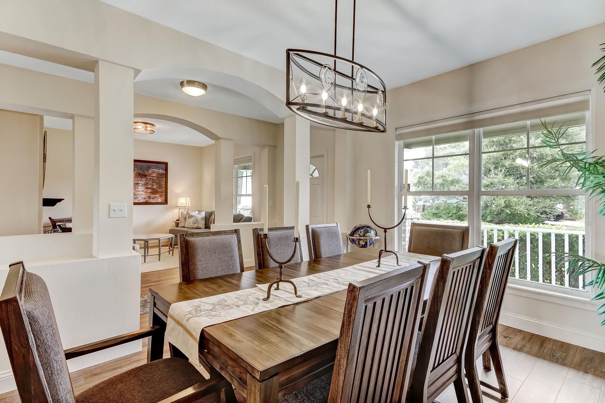 644 Sun Down Circle St. Augustine, FL 32080 - Photo 13 of 69 a view of a dining room with furniture window and outside view