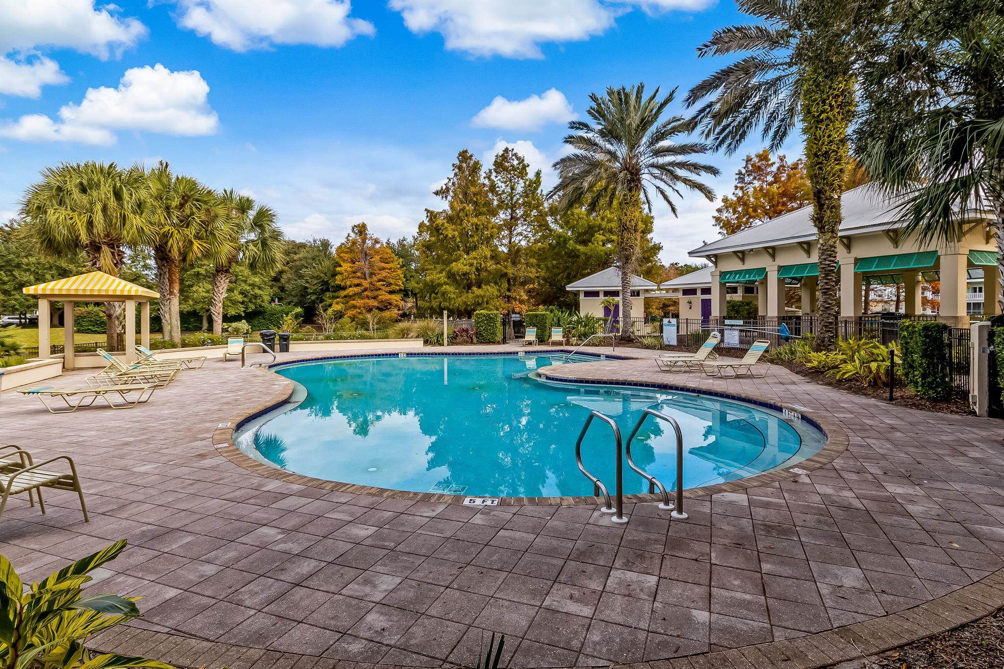 644 Sun Down Circle St. Augustine, FL 32080 - Photo 62 of 69 a view of a swimming pool with a patio