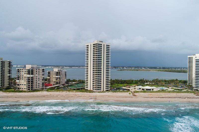 5510 North Ocean Drive, Unit 3D Singer Island, FL 33404 - Photo 29 of 31 33_5510NOceanBlvd_Unit3d_181008_AerialVi