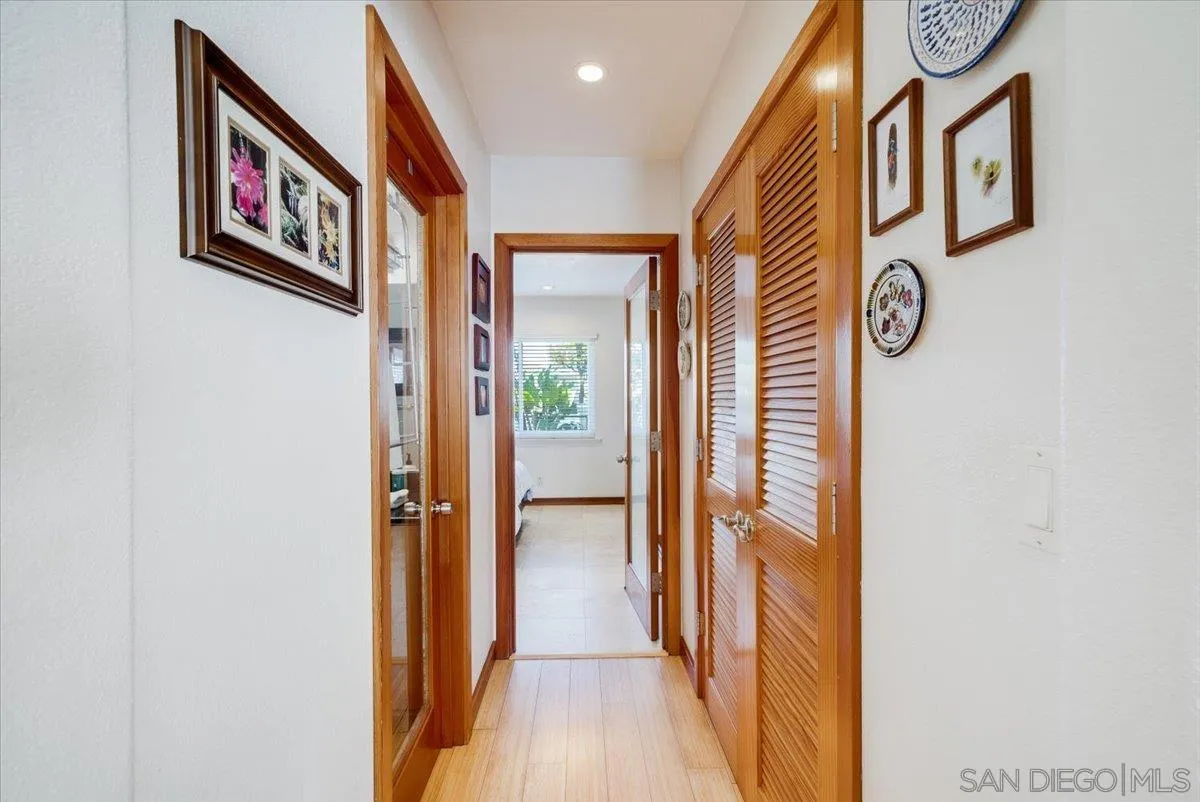 1386 Lake Drive Encinitas, CA 92024 - Photo 23 of 60 a view of hallway with stairs