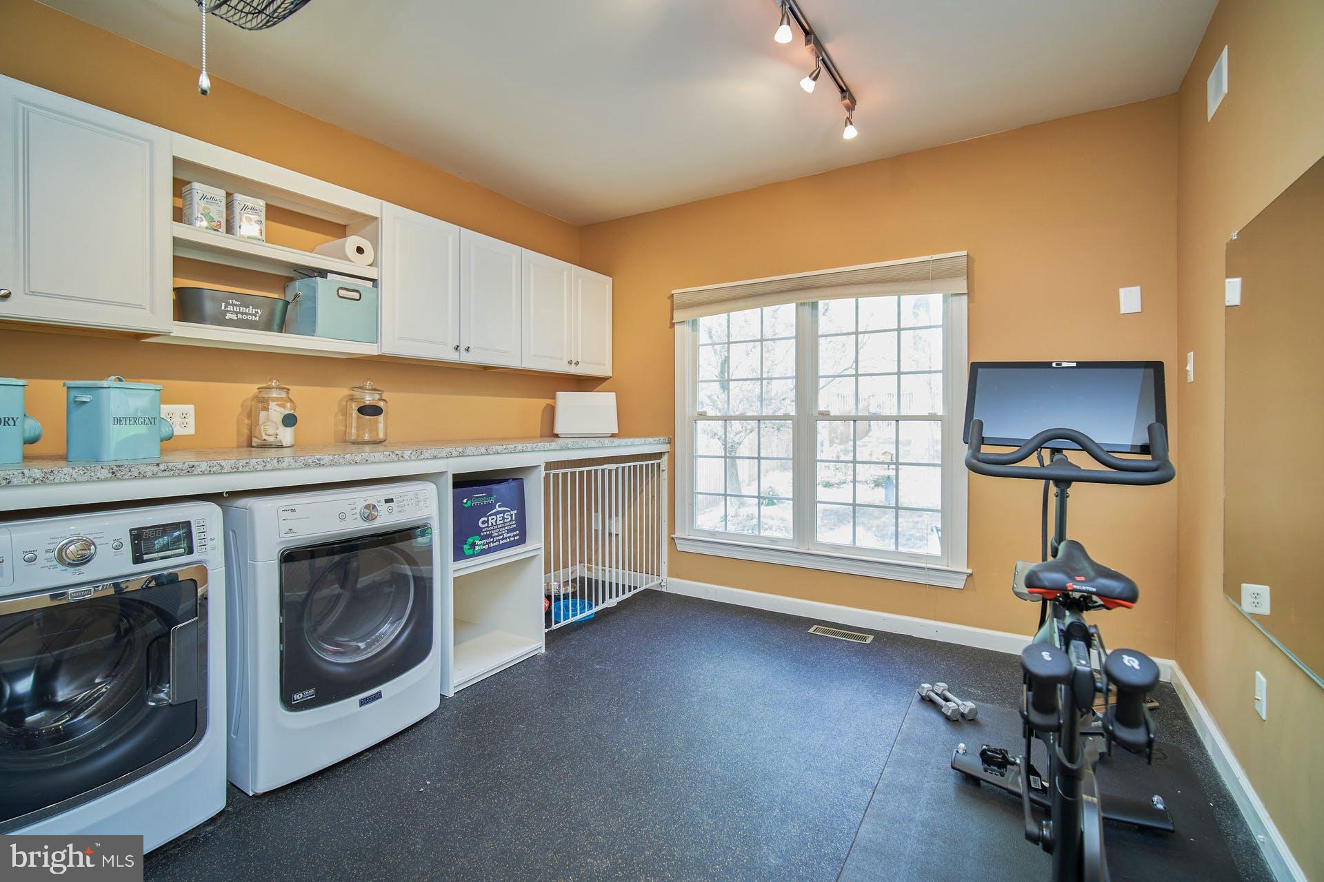 7436 Spring Summit Road Springfield, VA 22150 - Photo 20 of 46 Laundry, Exercise and Pet area