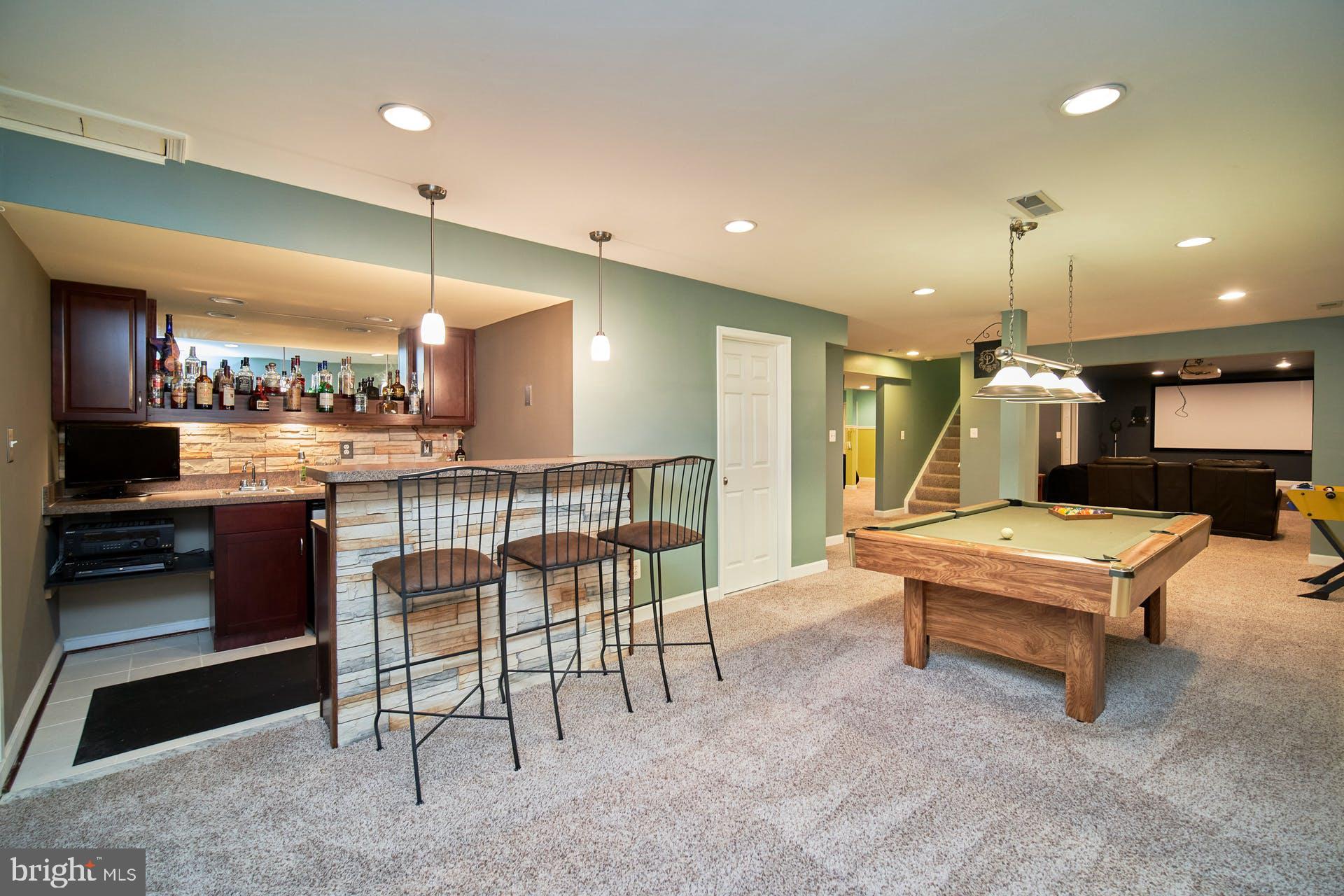 7436 Spring Summit Road Springfield, VA 22150 - Photo 36 of 46 Lower level wet bar!