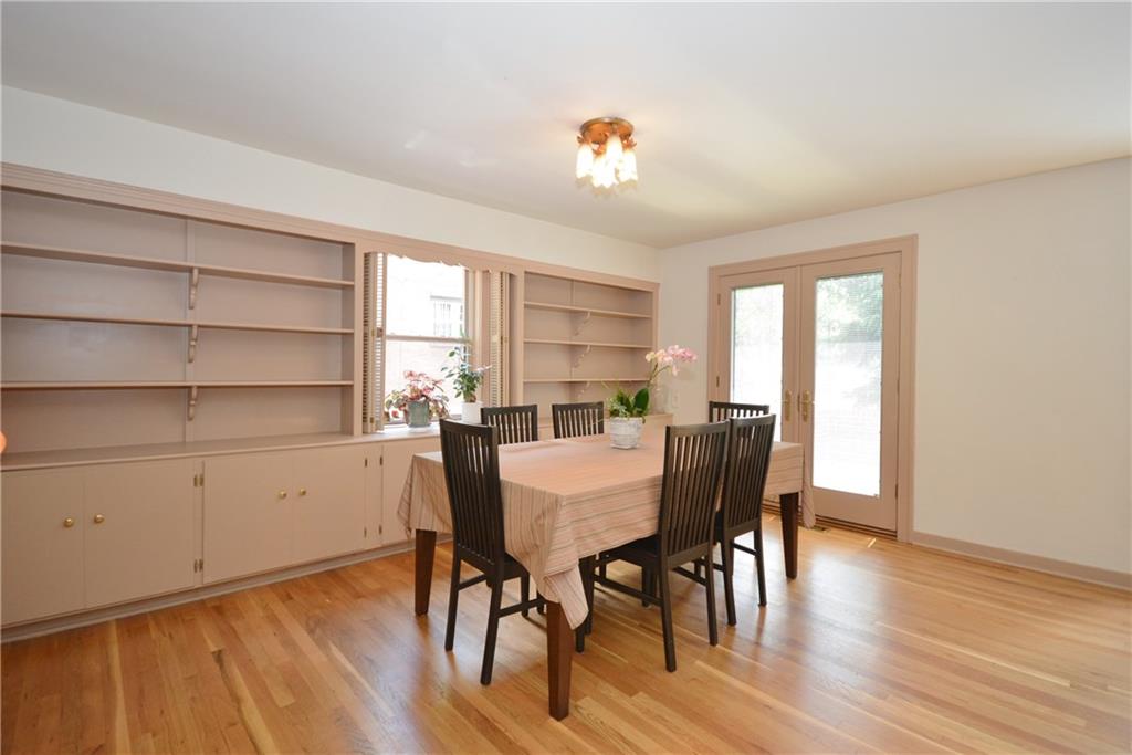 6651 Landview Road Pittsburgh, PA 15217 - Photo 6 of 19 Dining room has wall of built-ins and access to porch