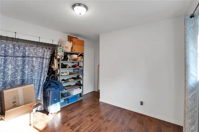 wooden floor in a room