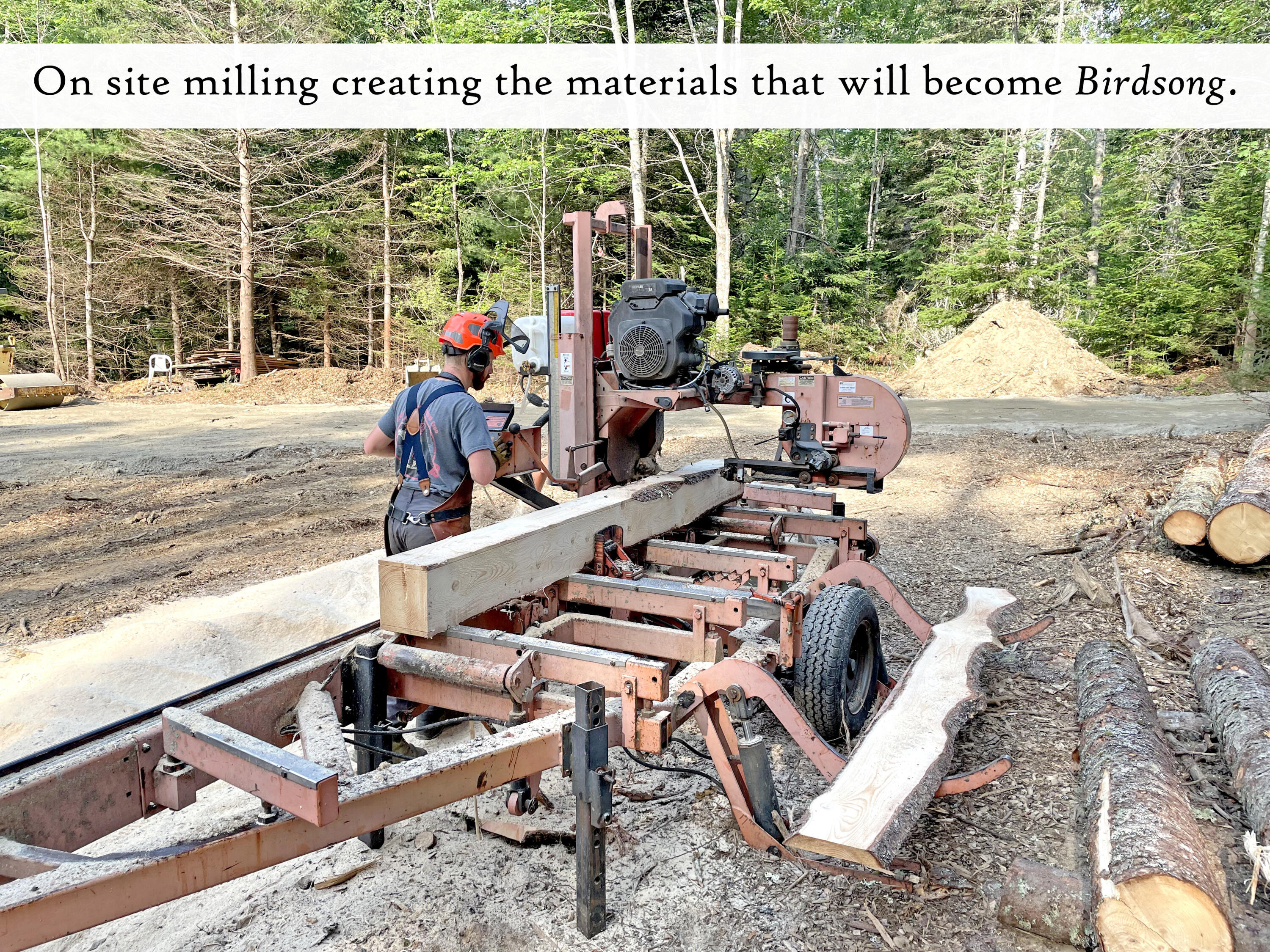 95 Moons Ledges Road Hancock, ME 04640 - Photo 81 of 88 on site saw milling, label