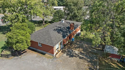 a view of a wooden bridge