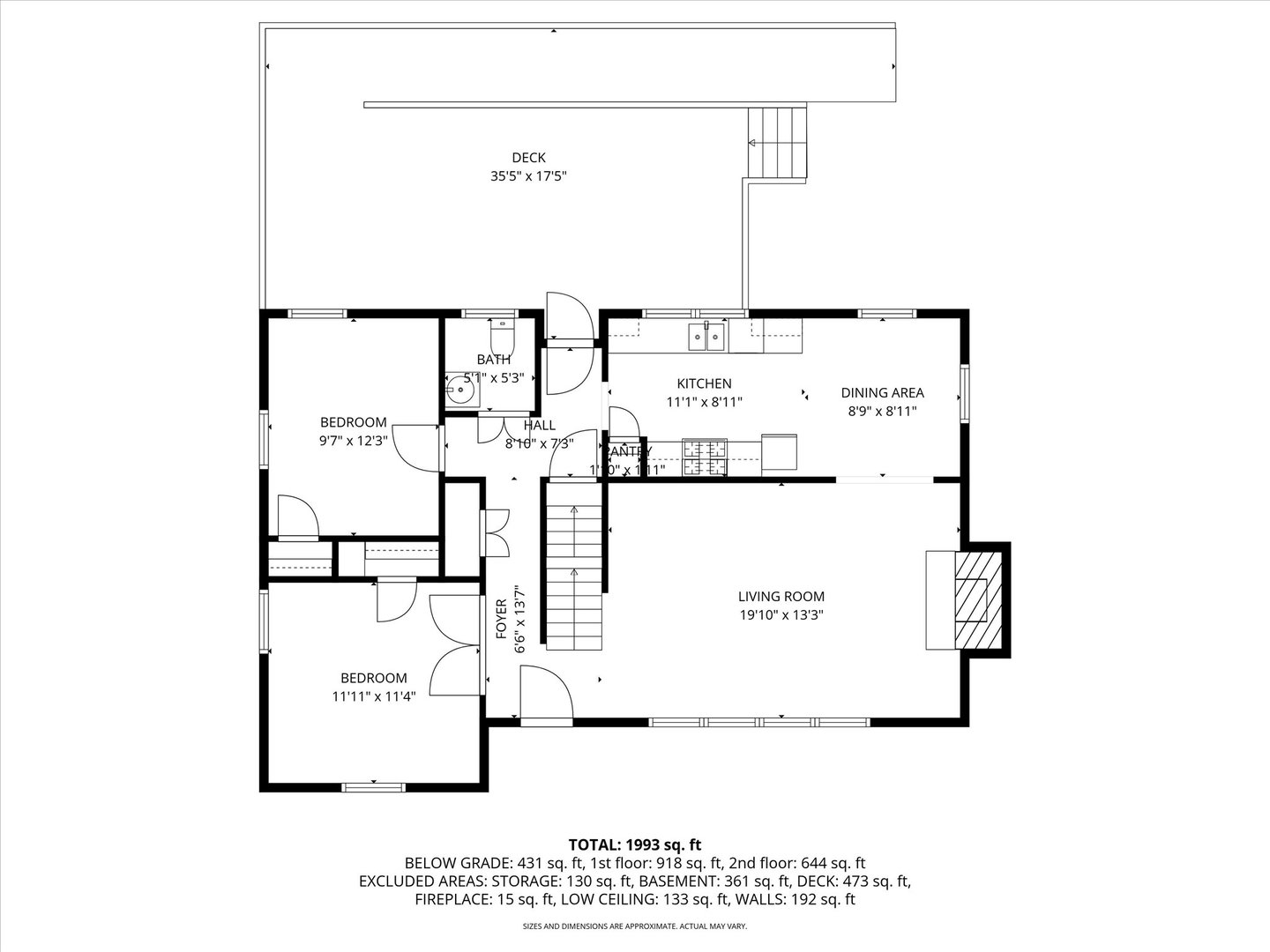 5631 South Oak Street Hinsdale, IL 60521 - Photo 36 of 38 a picture of a floor plan