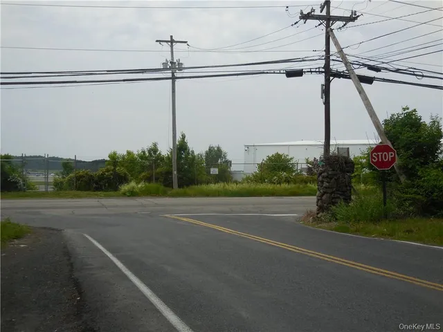 a view of a city street