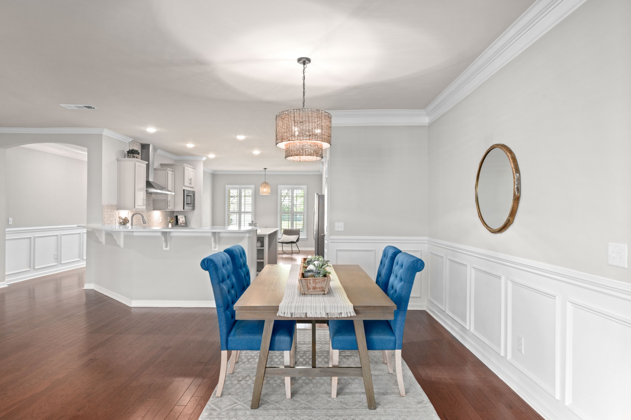 1009 Coffee Ridge Spring Hill, TN 37174 - Photo 13 of 53 a view of a dining room with furniture window and wooden floor