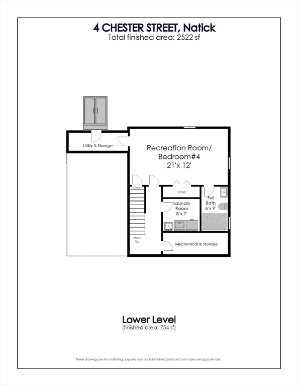 4 Chester Street, Unit 4 Natick, MA 01760 - Photo 6 of 6 Gallery Image 6