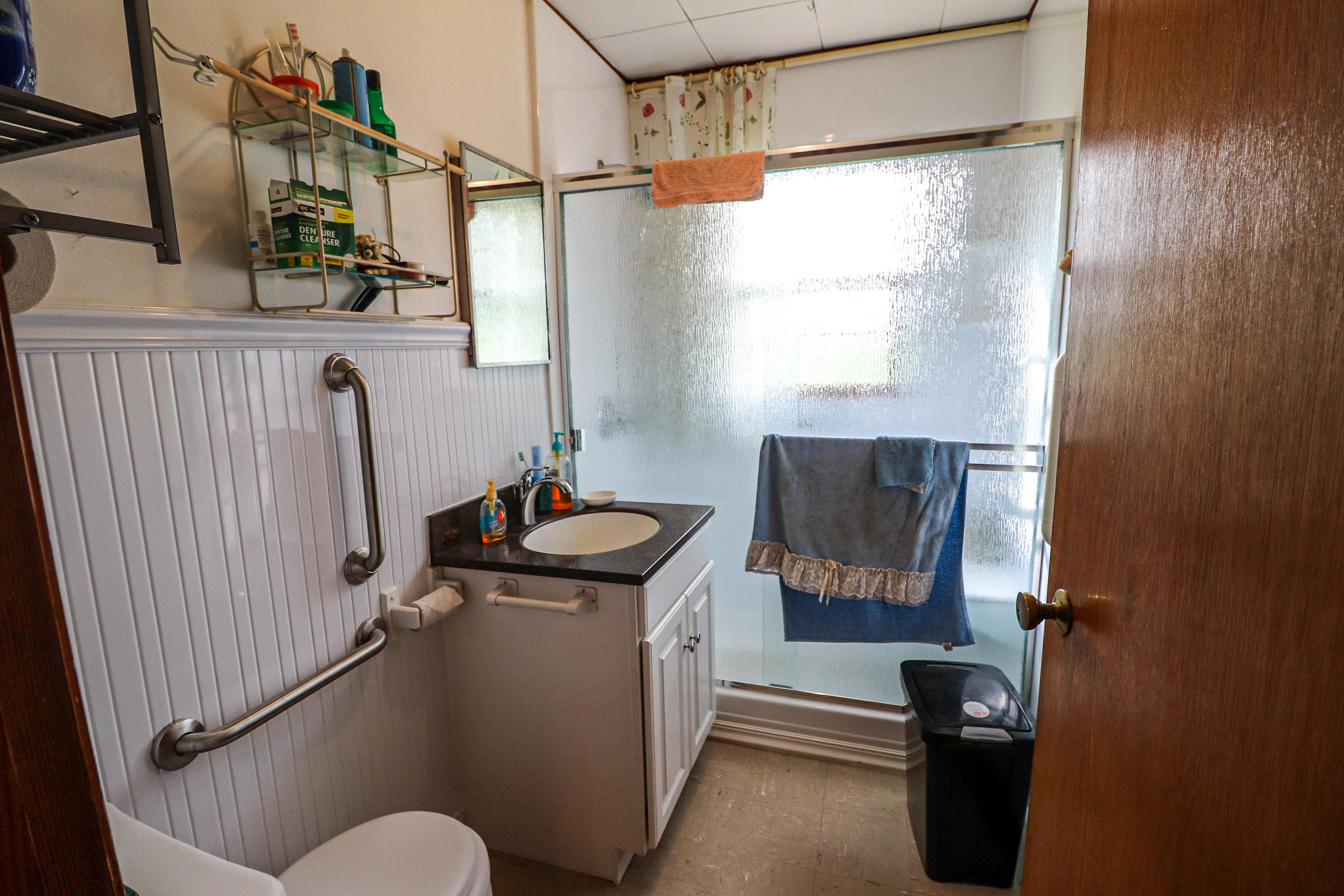 1040 Eanes Road Northeast Check, VA 24072 - Photo 13 of 17 a bathroom with a sink and mirror